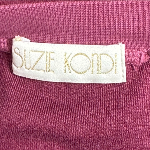 New Suzie Kondi The Saba Raglan Top in Cerise Velour Sz S - Picture 6 of 7
